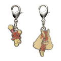 Pokemon Metal Charm 427/428 with National Encyclopedia character design from Japan