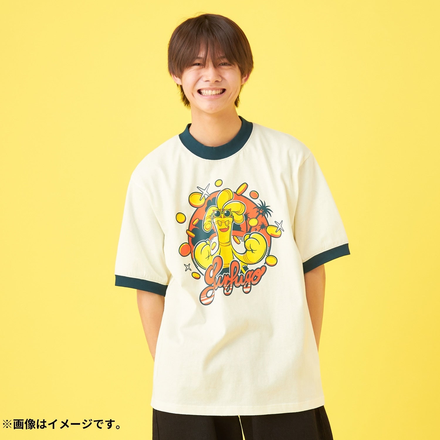 Ringer T-shirt Surf Go M/L