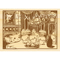 Pokemon Wooden Jigsaw Puzzle 208-W104 Fun night from Japan, featuring colorful anime characters