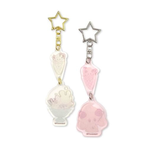 Mahomil & Mawhip Sweets shop Pokepiece keychain set, officially licensed Pokemon product from Japan, rare collectible