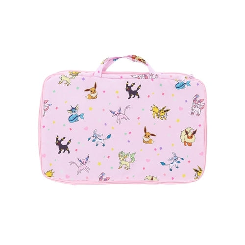 Eevee Compression Organizer with mesh pouch from Japan, featuring Eevee design
