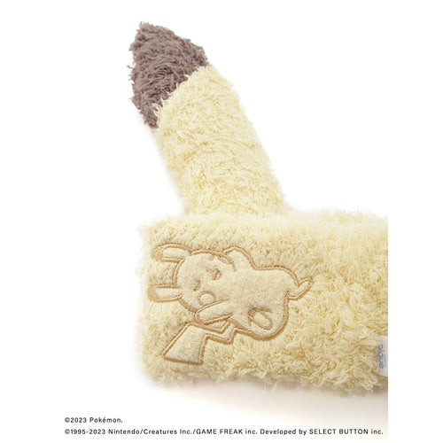Close-up of Gelato Pikachu hair band with detailed Pikachu design from Japan