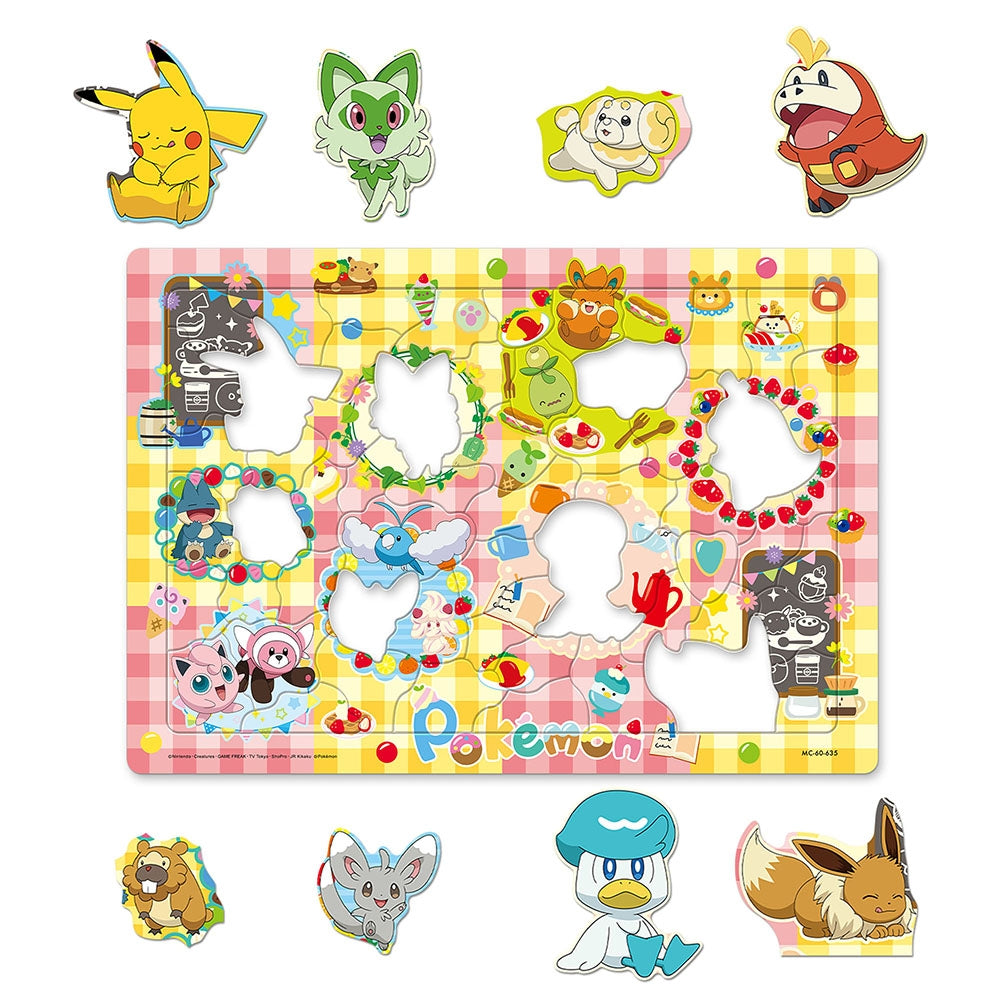 Child Puzzle 60P Snack Time Japan, detailed snack time scene
