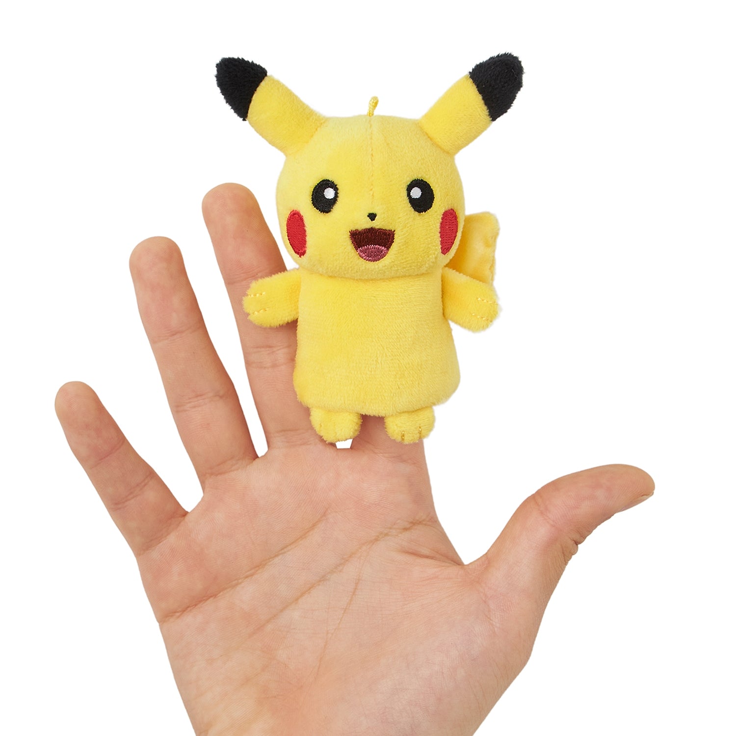 Papemon Pikachu plushie with official Pokemon Center packaging from Japan