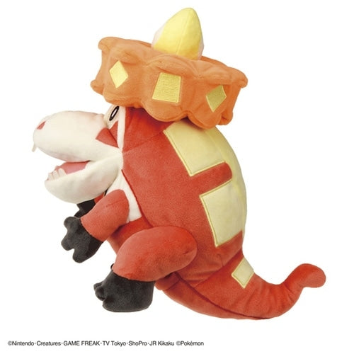 Cute Baku Baku Achigata plushie from Japan with detailed face