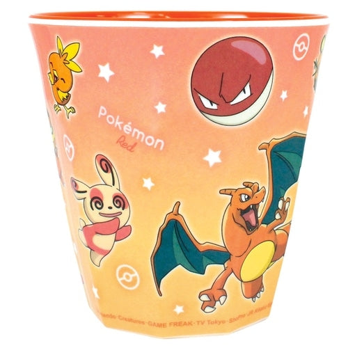 Melamine cup gradation/red & orange