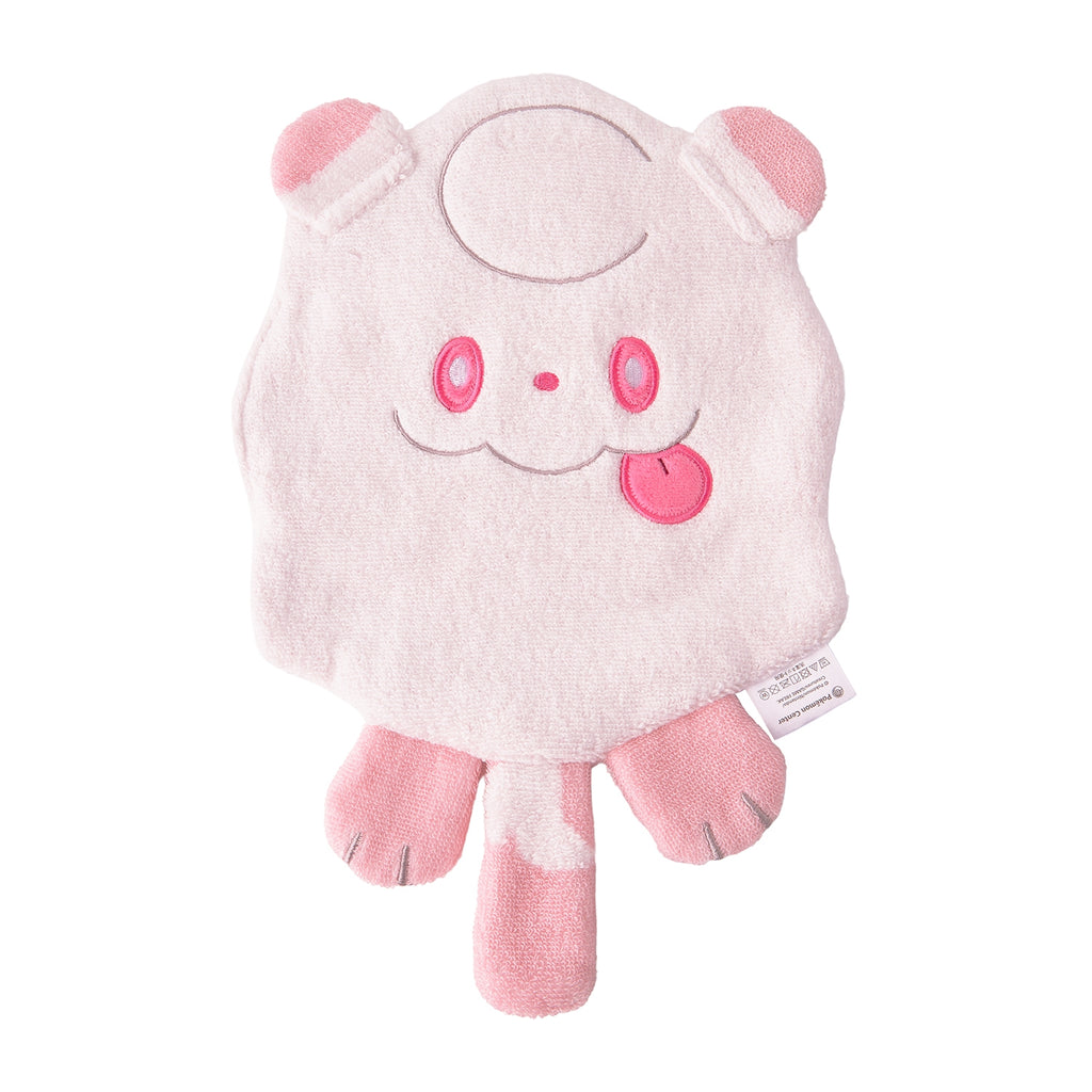 Pokemon Die Cut Towel Pelopuff with colorful design from Japan