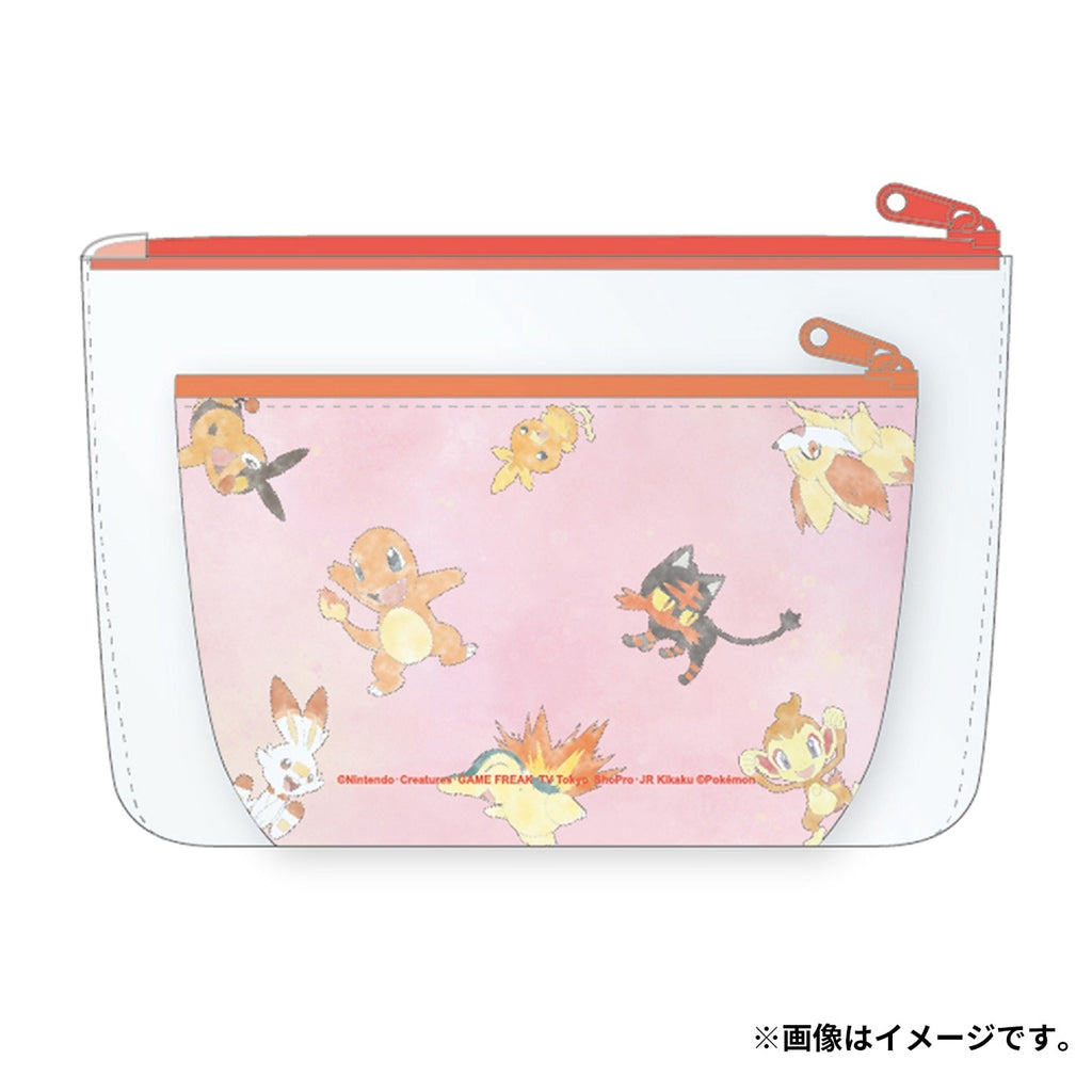 Pouch set Pikachu & fire type