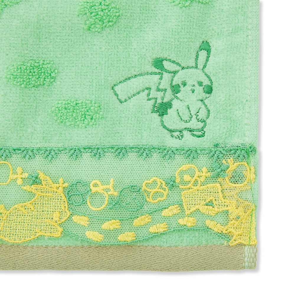 Authentic Pokemon Hand Towel from Japan, vibrant forest scene with characters
