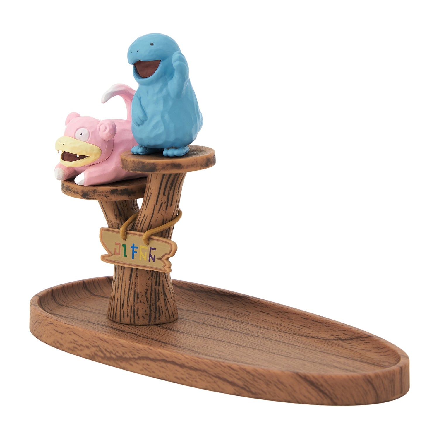 Pokemon Center Japan licensed Wood Style Accessory Tray with Water Fish Pokemon, sourced from Japan