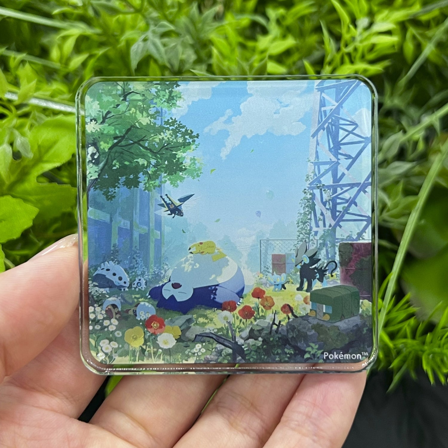 Pokemon Sleep Acrylic Magnet (Gold Old Power Plant)