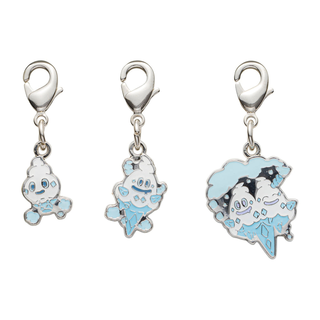 Pokémon Center Japan metal charm #582 from Japan, detailed Pokédex entry design