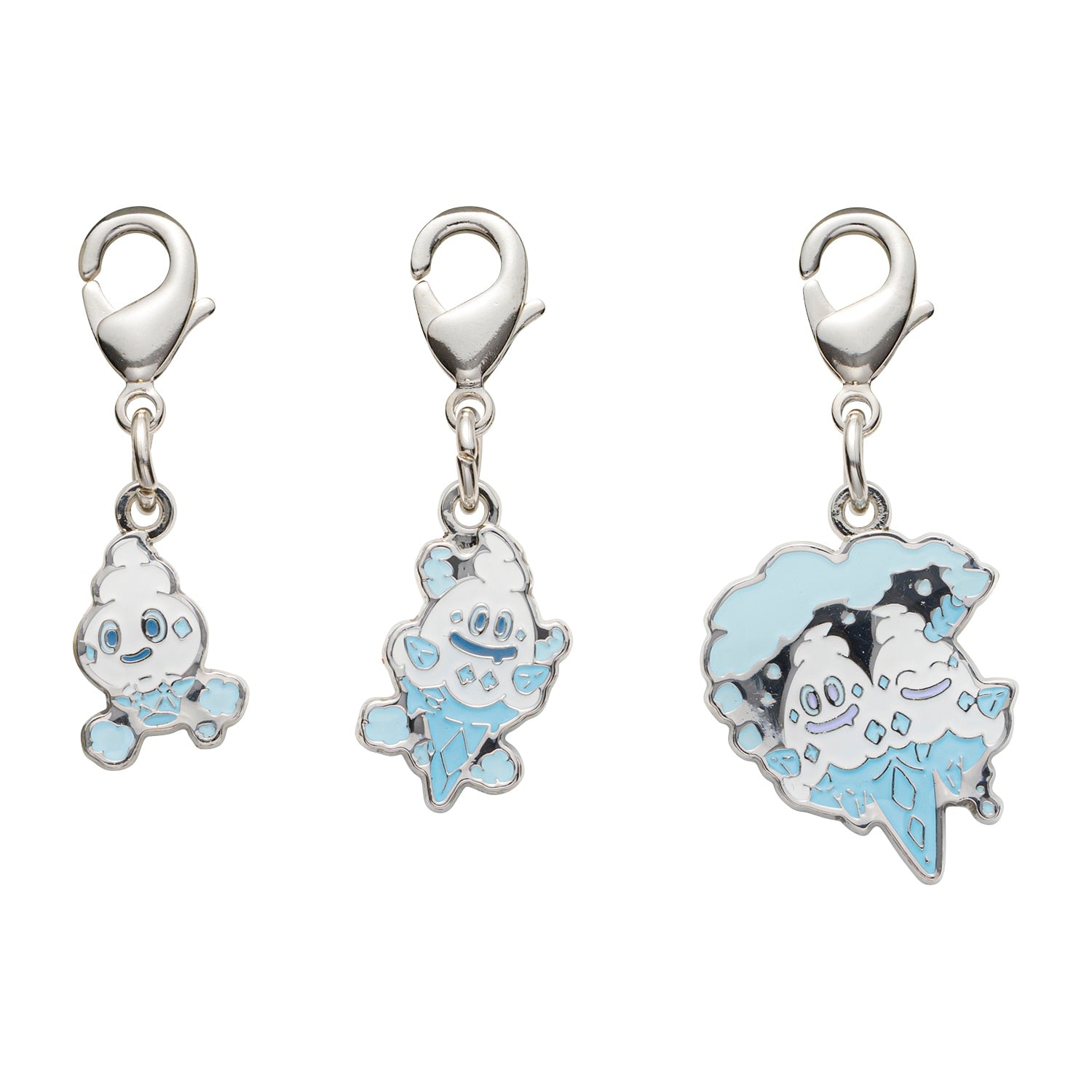 Pokémon Center Japan metal charm #582 from Japan, detailed Pokédex entry design