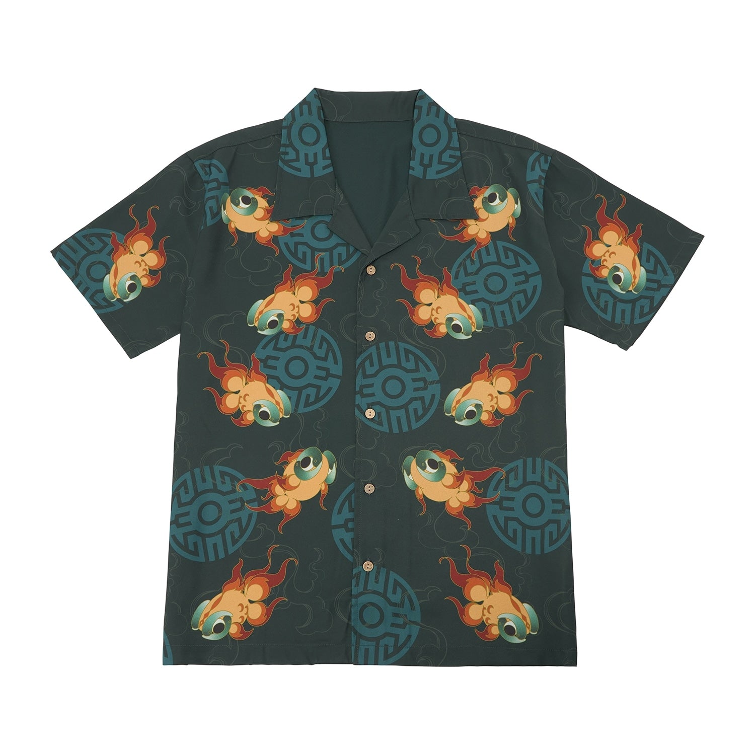 Open collar shirt E-YUI M/L