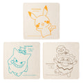 Monpoke Organic Japanese Gauze Handkerchief with large pattern design from Japan