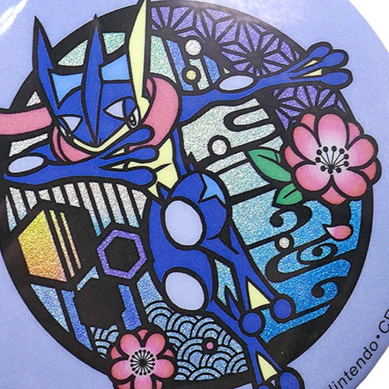 Authentic Japanese Gekkouga collectible pin with Ninja Pokemon design from Japan