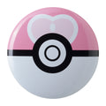 Pokemon Can Badge Love Love Ball enamel pin from Japan, featuring colorful design