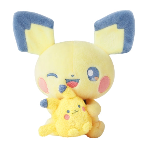 Plush Little Daydream Pichu and Pikachu Plush