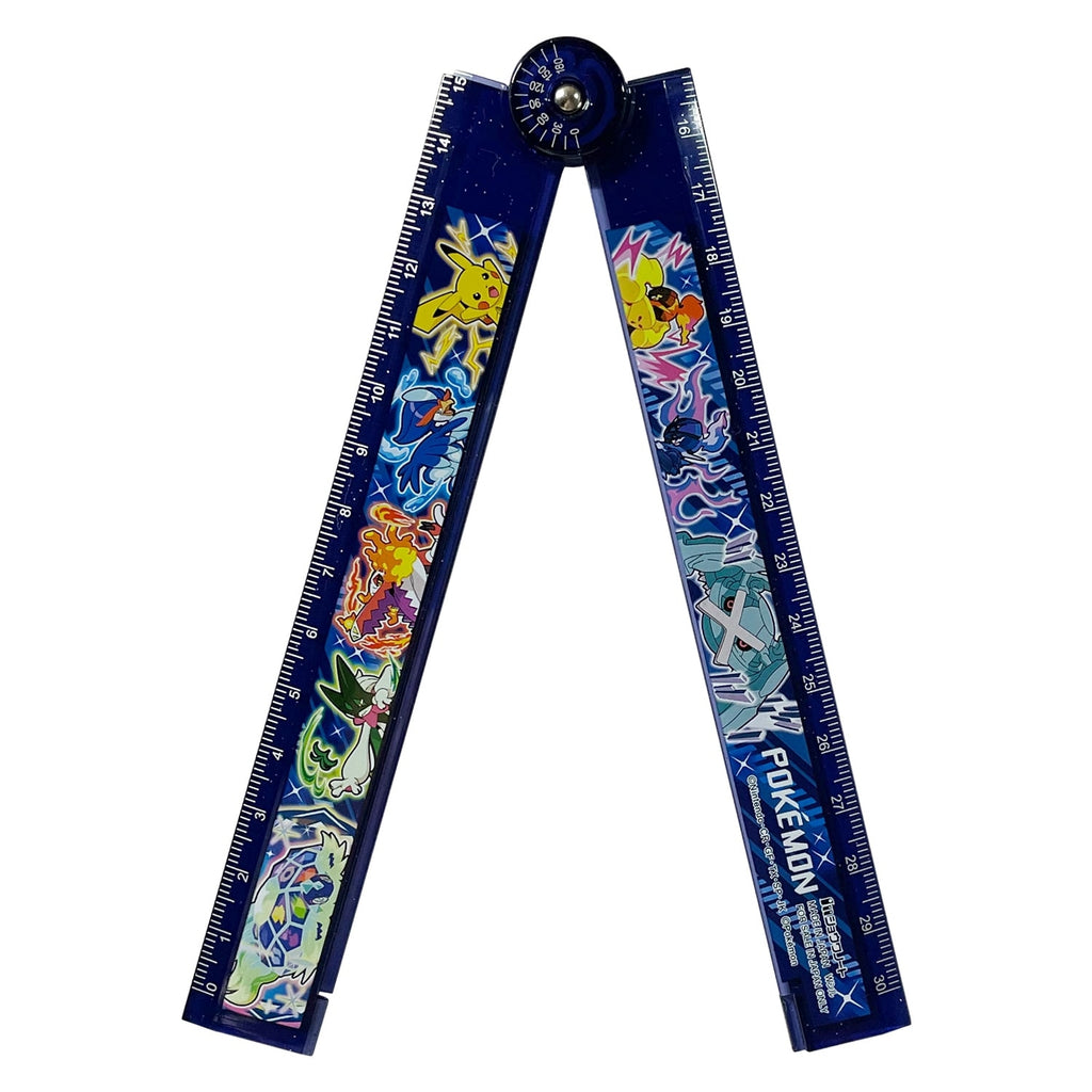 Authentic Pokemon Center Japan Folding Ruler with official logo