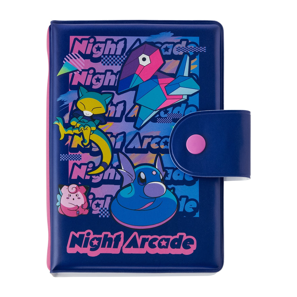 Pokemon Sticker Book Night Arcade with colorful characters from Japan