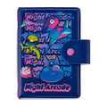 Pokemon Sticker Book Night Arcade with colorful characters from Japan