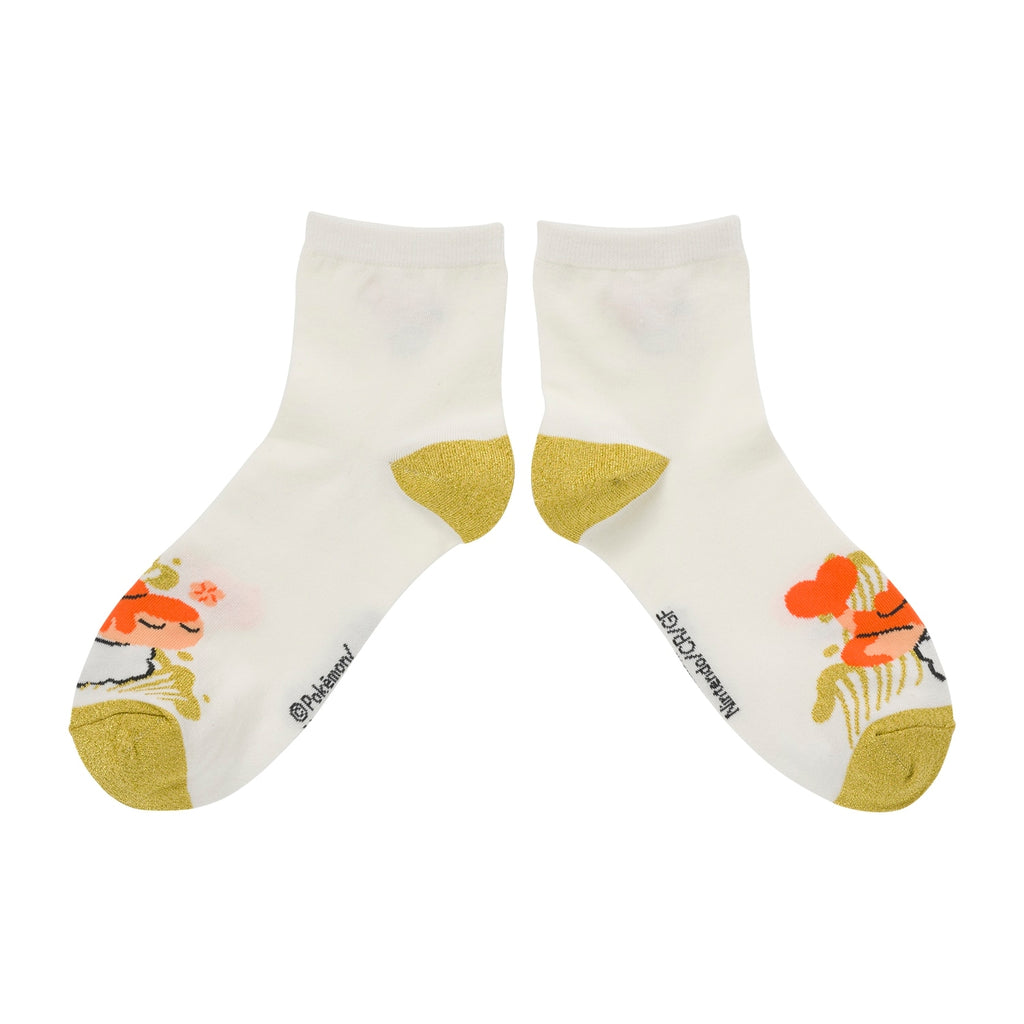 [Choice] Middle socks Daisushi! Sharitatsu Embroidered WT (23-25cm) / (25-27cm)