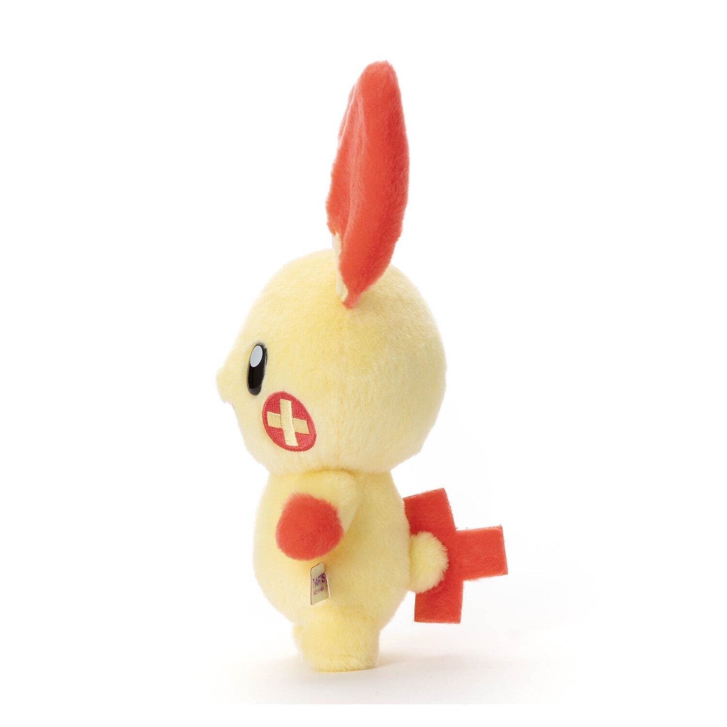 Authentic Japanese Plusle Plush Toy with cute facial expression from KADO Japan