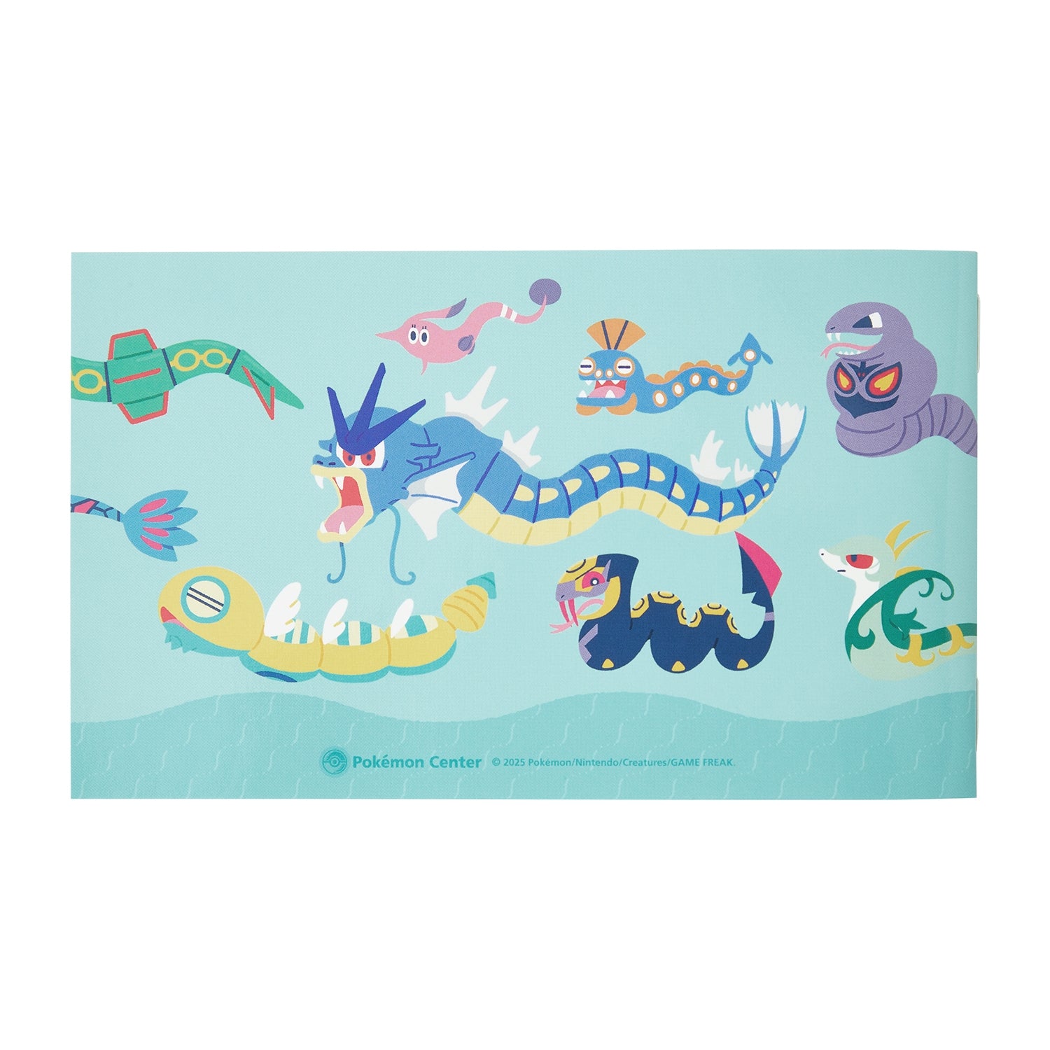 Horizontal NYORO NYORO Friends notebook with colorful design from Japan
