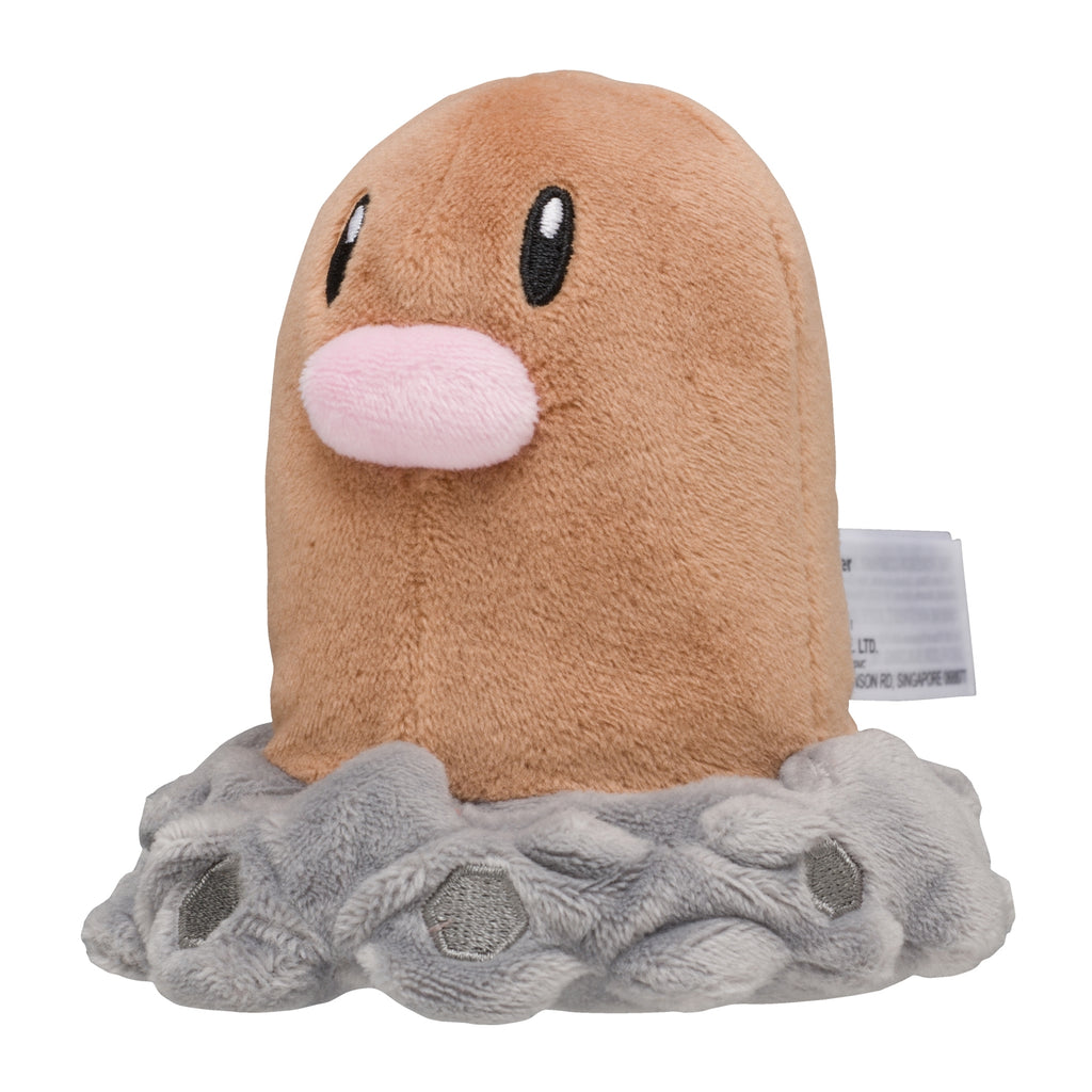 Pokémon Fit Diglett (#50) Official Plush | Pokémon Center Japan