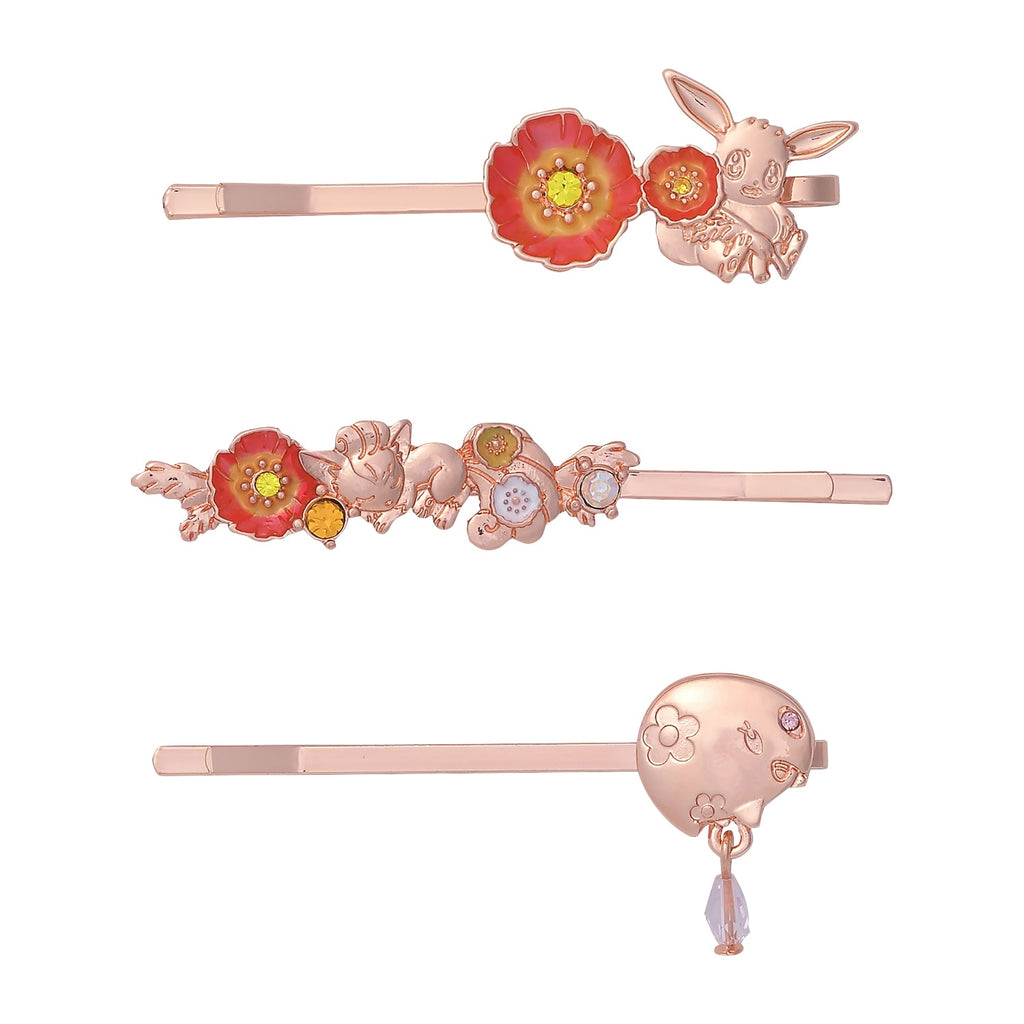 Pokemon Hairpin Fleur de Coquelicot with intricate details from Japan