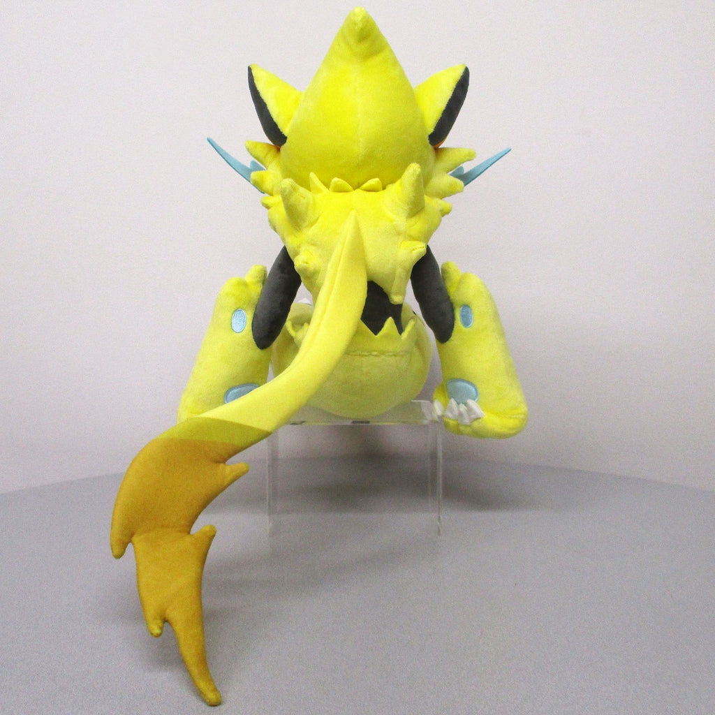 Japanese Zeraora plushie, official Pokemon Center Online merchandise with unique packaging from Japan
