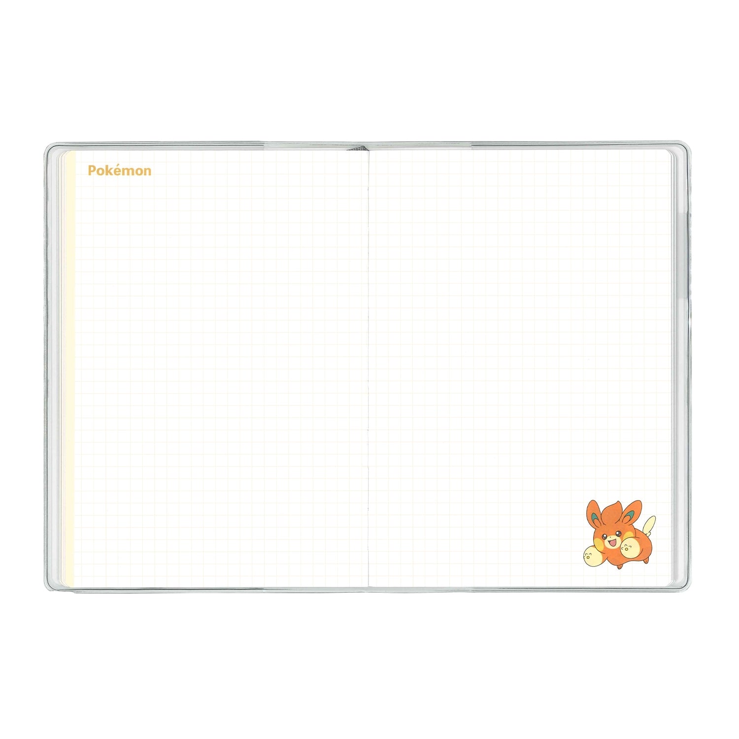 Pokémon B6 Monthly Notebook back cover with Japanese text, authentic collectible from Japan