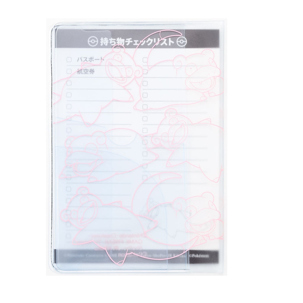 Close-up of Yadon on Pokemon Passport Cover, colorful design, Japan import