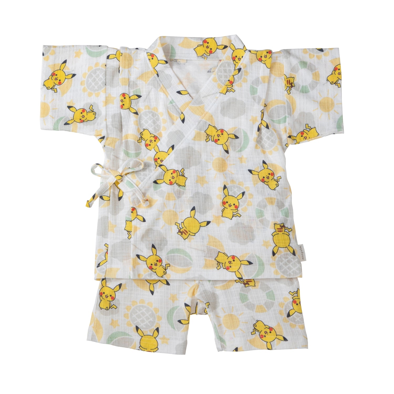 Monpoke Pikachu pattern jinbei suit 90