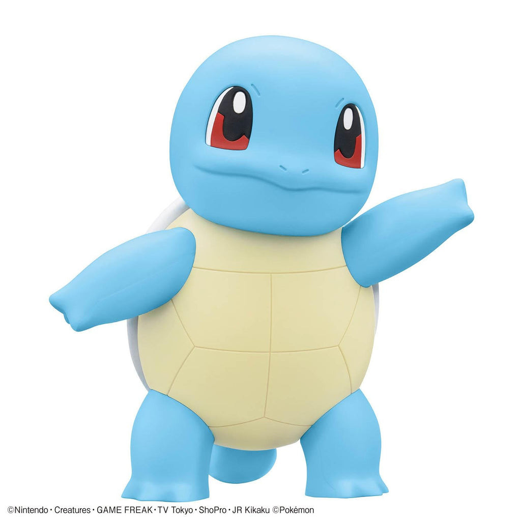 Pokemon Plastic Model Collection Quick!! Lite Squirtle figure from Japan, detailed blue turtle design