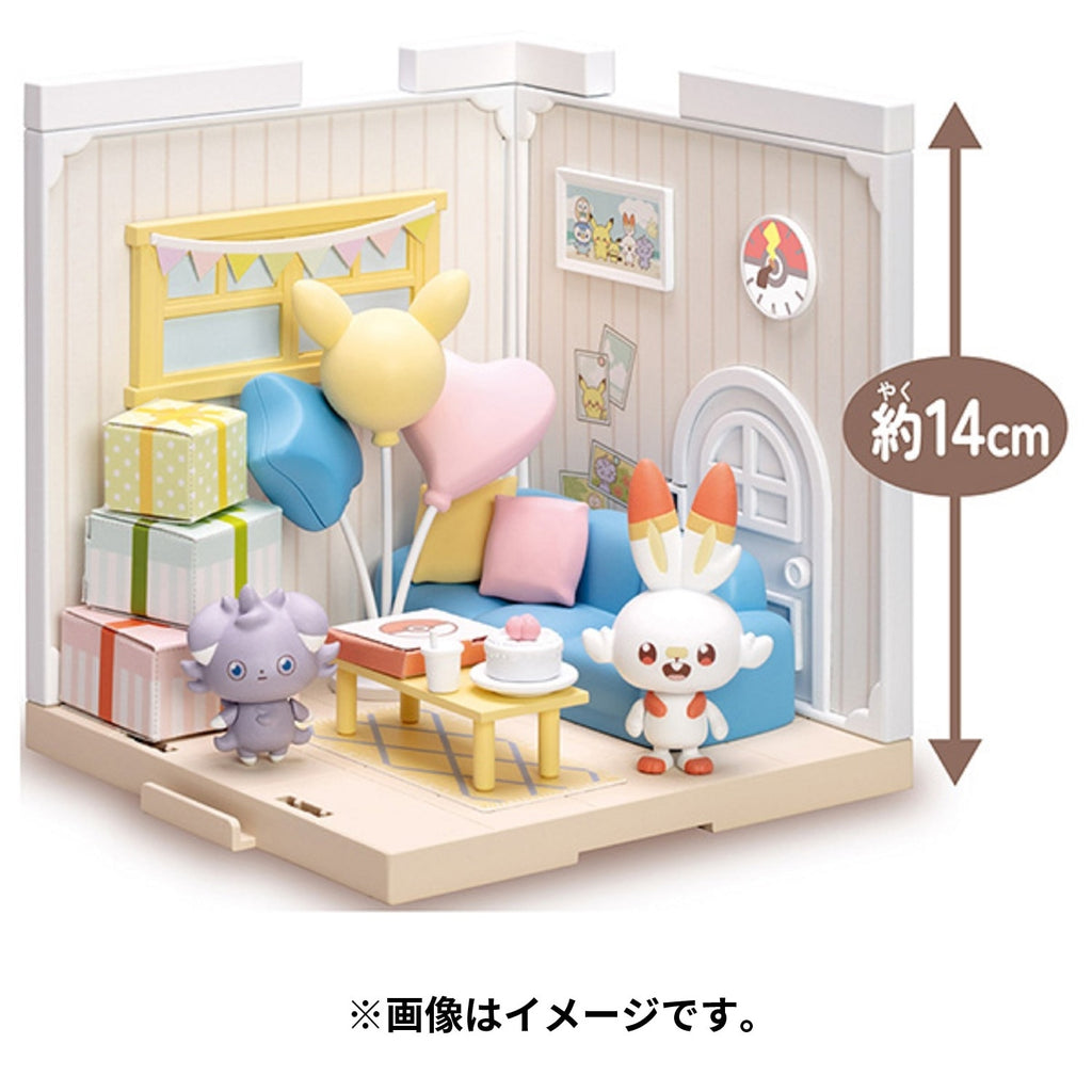 Pokemon collectible figure Hibani & Nyasper, authentic Japanese product