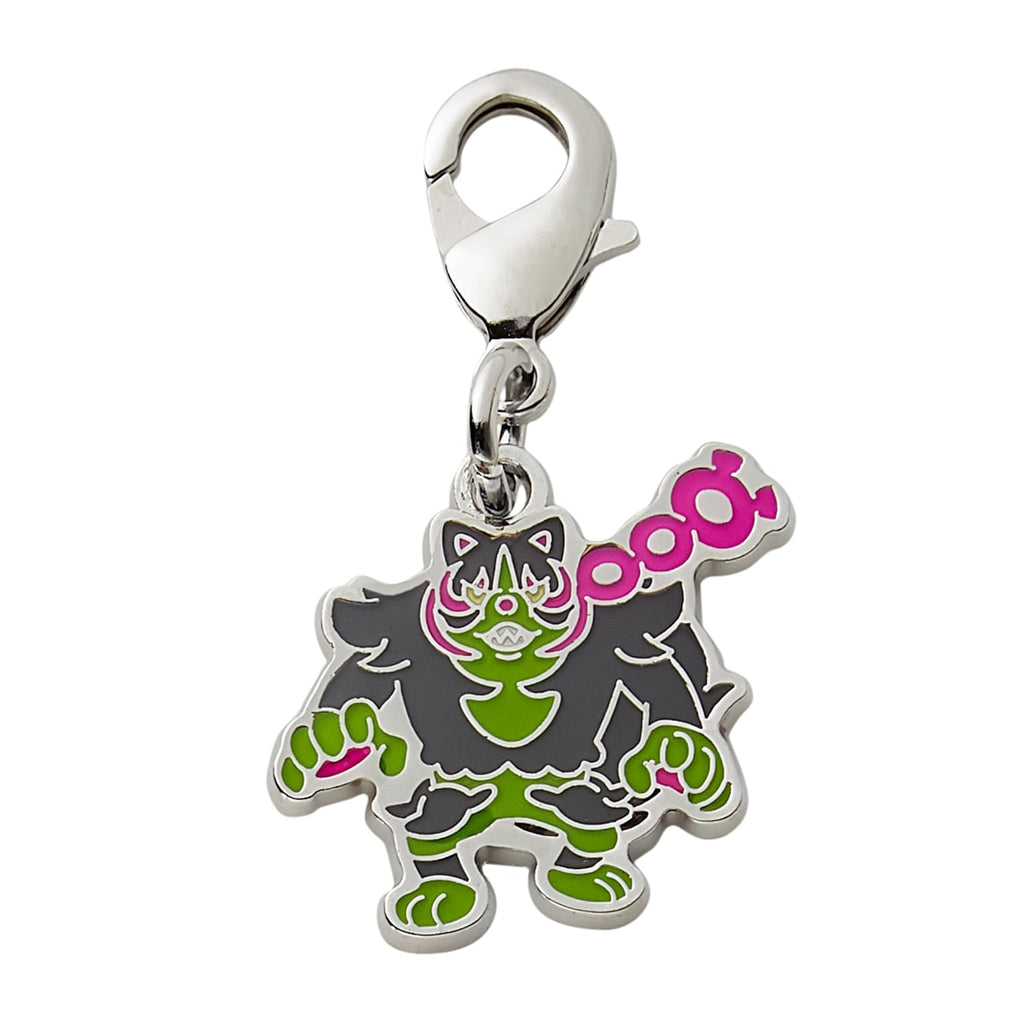 National Encyclopedia Metal Charm 1014 from Japan, featuring a detailed metal design