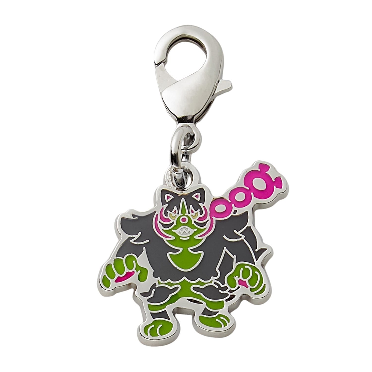 National Encyclopedia Metal Charm 1014 from Japan, featuring a detailed metal design