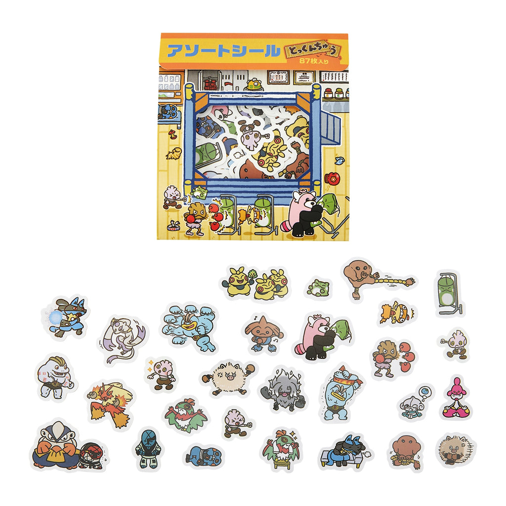 Rare Pokemon stickers featuring popular characters from Japan, officially licensed