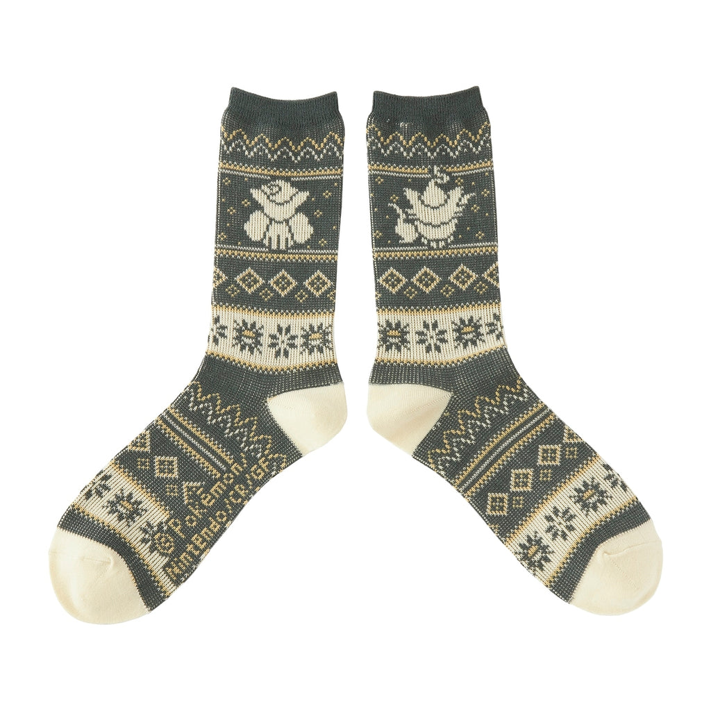 Room socks Snowy Gathering (23-25cm)/(25-27cm)