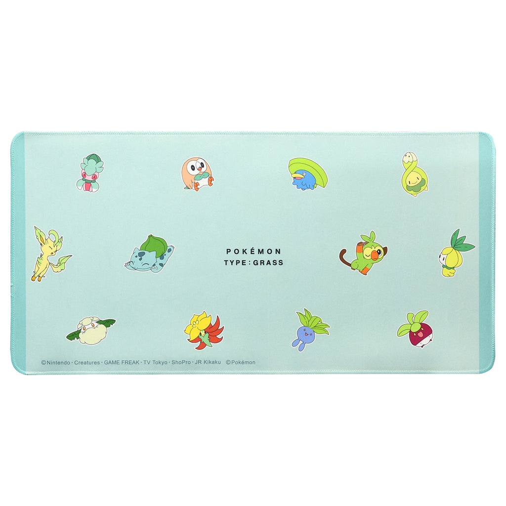 Desk mat grass type