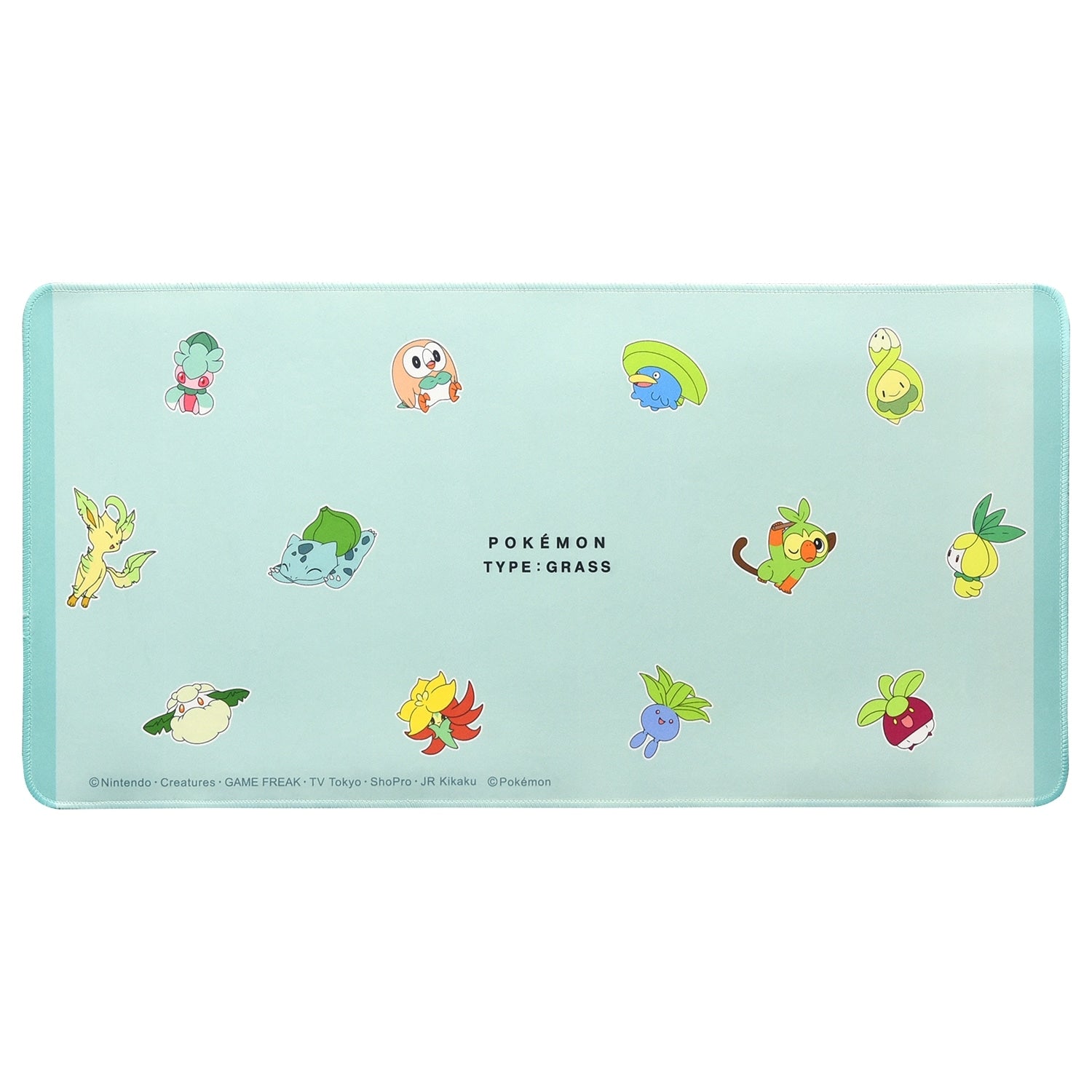 Desk mat grass type