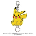 Rubber reel key chain Pikachu smiling from Japan, official Pokemon Center Japan item