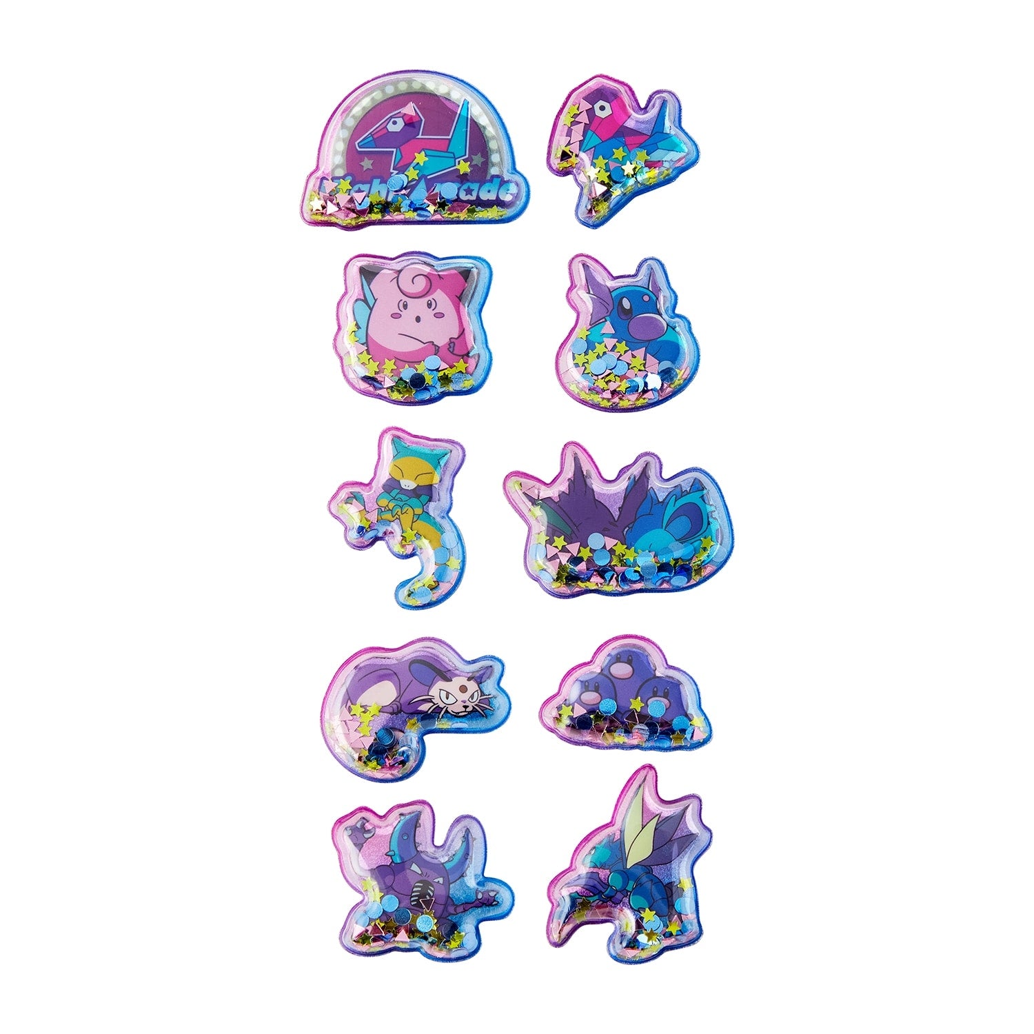 Capsule Seal Night Arcade Vendor from Japan, featuring official Pokemon character and unique design