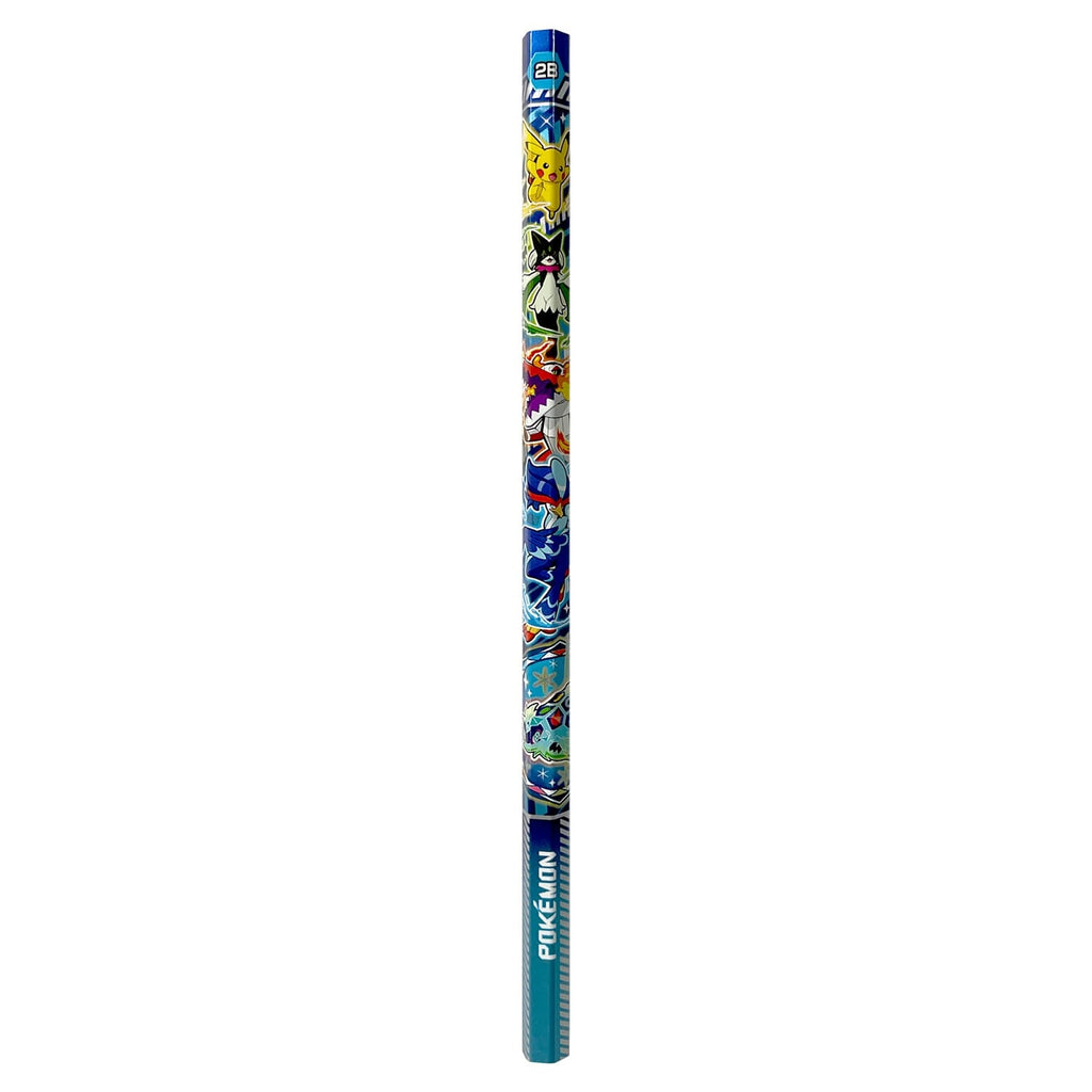 Kakikata Pencil 2B Silver Shaft collectible item from Pokemon Center Japan, with detailed packaging