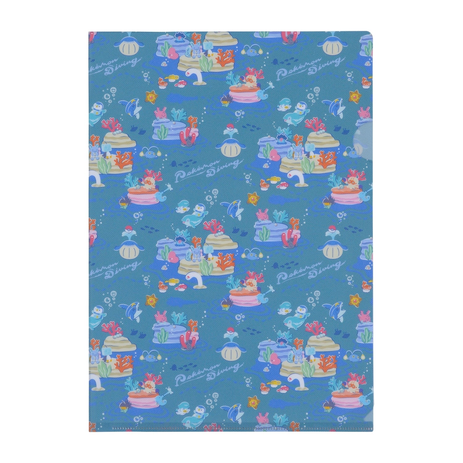 Set of 3 A4 clear files Pokémon Diving