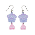 Pokemon Rafflesia earrings with flower design from Japan