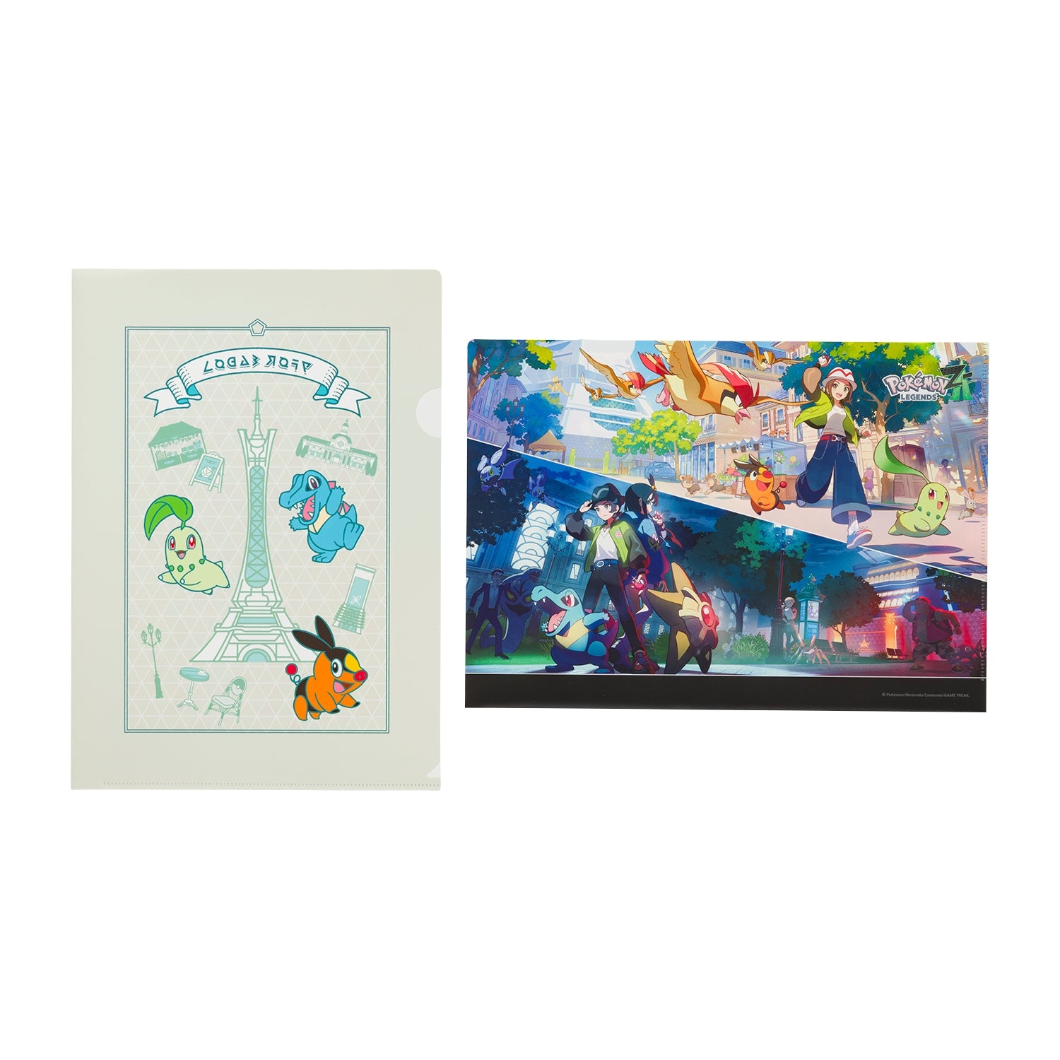 Set of 2 A4 clear files Pokémon LEGENDS Z-A