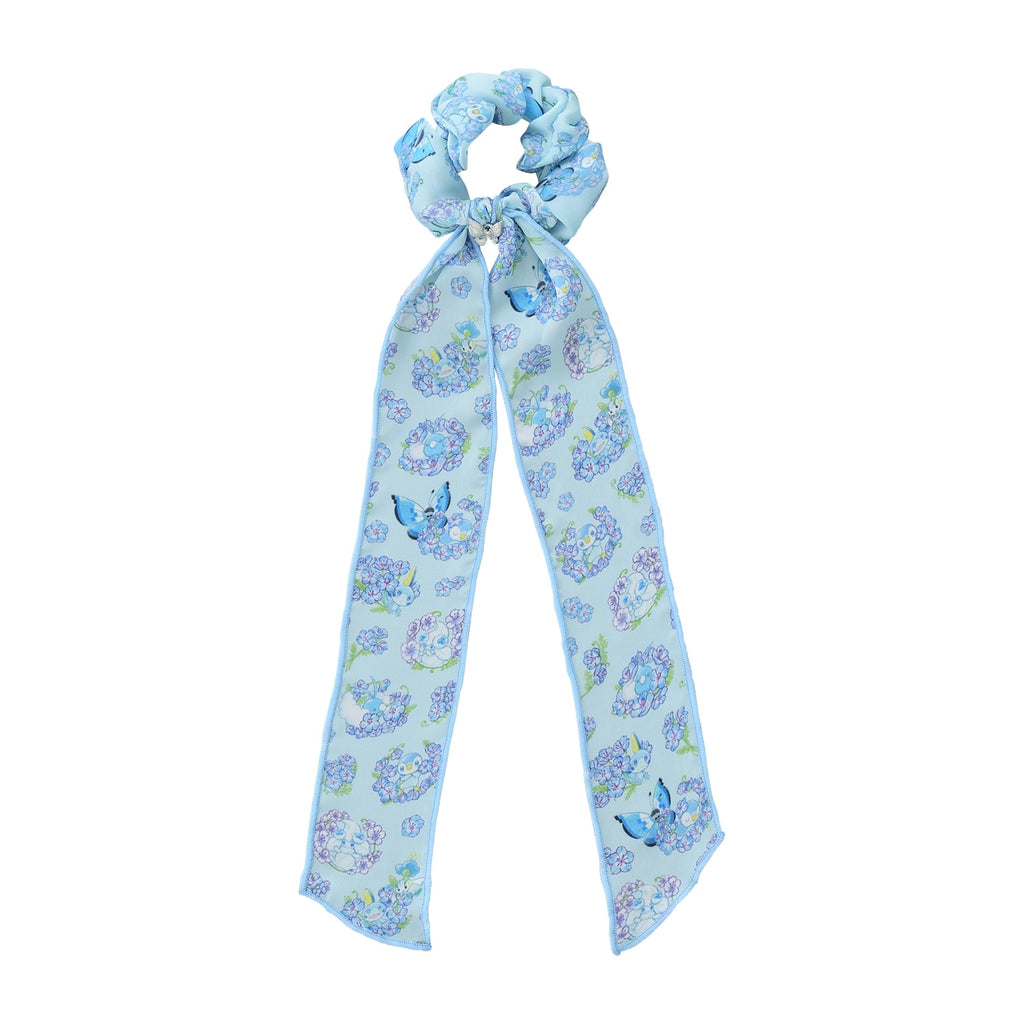 Pokemon Ribbon Scrunchie Baby Blue Eyes from Japan, blue eyes detail