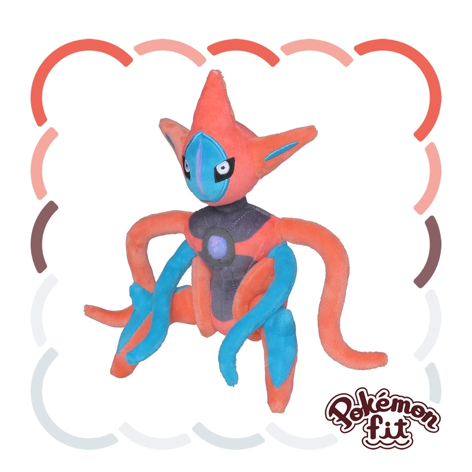 Pokémon fit Deoxys Attack Form Plush #386 | Official Pokemon Center Japan
